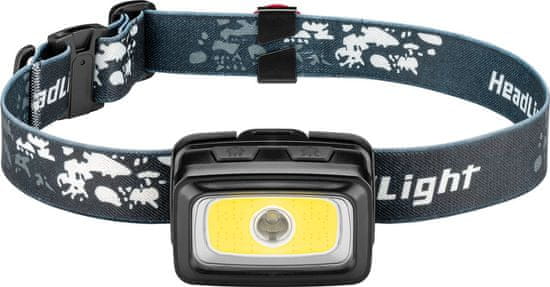 Goobay LED čelovka High Bright 240, čierna - ideálna pre prácu, voľný čas, šport, kempovanie, rybárčenie, poľovníctvo a; 66518