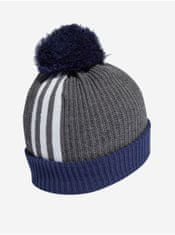 Adidas Modro-šedá dámska čiapka adidas Originals Pom Beanie UNI