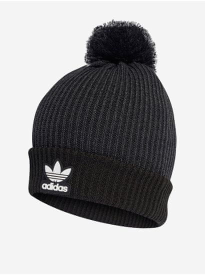 Adidas Čierno-šedá dámska čiapka adidas Originals Pom Beanie