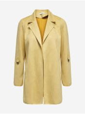 ONLY Žltý kabát v semišovej úprave ONLY Joline S