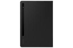 SAMSUNG Tab S7 / S8 Priehľadné púzdro Note View EF-ZX700PBEGEU, čierne - použité