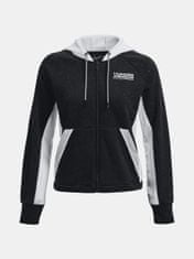 Under Armour Mikina Rival + FZ Hoodie-BLK S