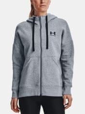 Under Armour Mikina Rival Fleece FZ Hoodie-GRY S