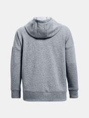 Under Armour Mikina Rival Fleece FZ Hoodie-GRY S