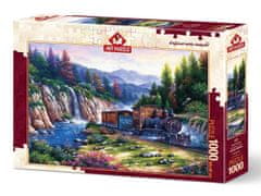 Art puzzle Puzzle Cestovanie vlakom 1000 dielikov