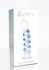 Toyjoy Glass Worxx G-Spot Gemstone sklenené dildo