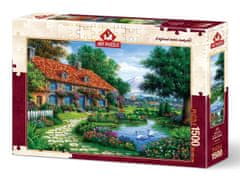 Art puzzle Puzzle Záhrada s labuťami 1500 dielikov