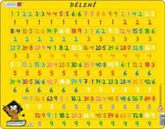 LARSEN Puzzle Matematika: delenie 81 dielikov