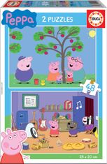 EDUCA Puzzle Prasiatko Peppa 2x48 dielikov