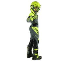 XRC MX Pablo Youth jersey fluo/grey, vel. 7Y-8Y