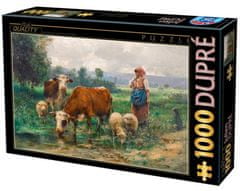 D-Toys Puzzle Pasačka so stádom 1000 dielikov