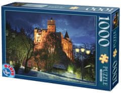 D-Toys Puzzle Hrad Bran v noci, Rumusko 1000 dielikov