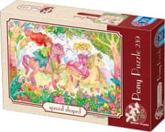 D-Toys Puzzle Farebné poníky 239 dielikov