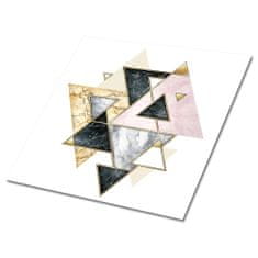 kobercomat.sk Samolepiace PVC dlaždice obklady Geometrické trojuholníky 9 kusov obkladov 30x30 cm 9 kusov