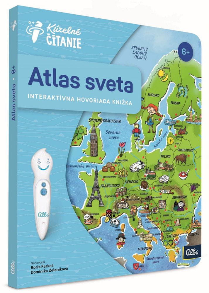 Albi KÚZELNÉ ČÍTANIE Kniha Atlas sveta SK