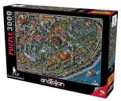 AnaTolian Puzzle Hemženie v Istanbule 3000 dielikov