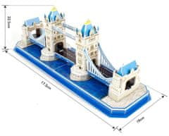 CubicFun 3D puzzle Tower Bridge 52 dielikov