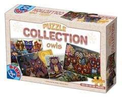 D-Toys Puzzle Sovičky 4v1 (24,35,48,60 dielikov)