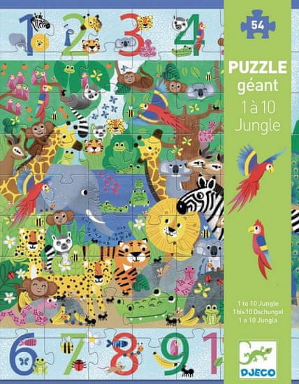 Djeco Puzzle Džungľa 54 dielikov