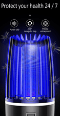 Kinscotec Mosquito Killer 1 - Elektrická lampa na chytanie hmyzu - nabíjateľná 