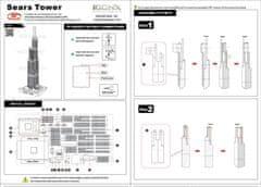 Metal Earth 3D puzzle Sears Tower (Willis Tower) (ICONX)