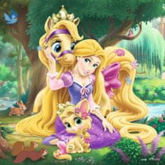 Ravensburger Puzzle Disney princeznej a ich maznáčikovia 3x49 dielikov