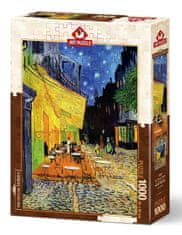 Art puzzle Puzzle Terasa kaviarne v noci 1000 dielikov