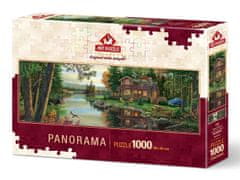 Art puzzle Panoramatické puzzle Relax na chate 1000 dielikov