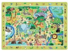 Dodo Toys Puzzle s hľadaním obrázkov V ZOO 80 dielikov