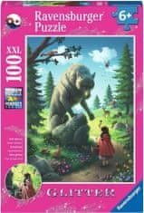 Ravensburger Trblietavé puzzle Čiapočka a vlk XXL 100 dielikov