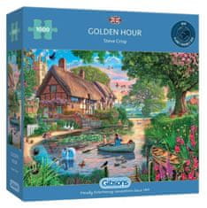 Gibsons Puzzle Zlatá hodina 1000 dielikov