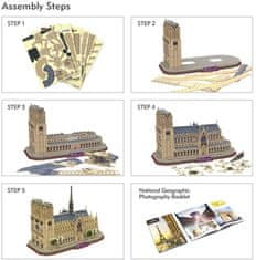 CubicFun 3D puzzle Katedrála Notre-Dame 128 dielikov