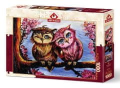 Art puzzle Puzzle Zamilované sovy 1000 dielikov