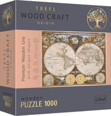 Trefl Wood Craft Origin Puzzle Mapa starovekého sveta 1000 dielikov