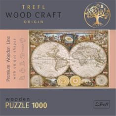 Trefl Wood Craft Origin Puzzle Mapa starovekého sveta 1000 dielikov