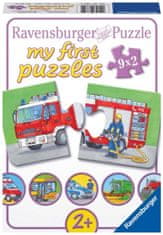 Ravensburger Moje prvé puzzle Vozidlá a stroje 9x2 dieliky