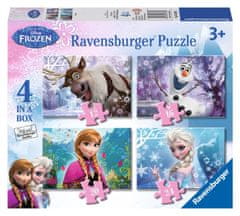 Ravensburger Puzzle Ľadové kráľovstvo 4v1 (12,16,20,24 dielikov)