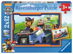 Ravensburger Puzzle Tlapková patrola v akcii 2x12 dielikov