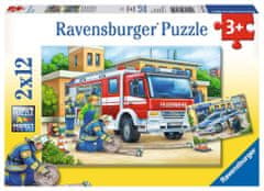 Ravensburger Puzzle Polícia a hasiči 2x12 dielikov