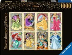 Ravensburger Puzzle Disney Secesné princezné 1000 dielikov