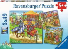 Ravensburger Puzzle Rytiersky turnaj 3x49 dielikov