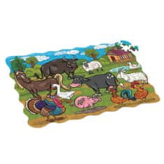 Rappa Puzzle farma 208 ks, 90x64 cm