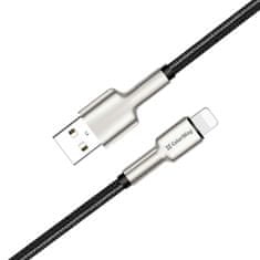 ColorWay Kábel USB Apple Lightning (head metal) 2.4A 1m - black