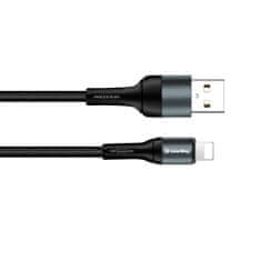 ColorWay Kábel USB Apple Lightning (nylon) 2.4A 1m - black