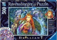 Ravensburger Puzzle s drahokamami Čarovný rozprávkový prach 500 dielikov