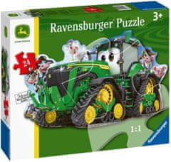 Ravensburger Obrovské podlahové puzzle John Deere Traktor 24 dielikov