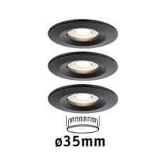 Paulmann PAULMANN LED vstavané svietidlo Nova Mini Coin základná sada nevýklopné 66mm Coin 3x4W 230V 2700K 93084