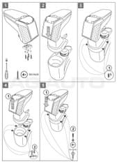 Rati Lakťová opierka ARMSTER 2, Hyundai i20, 2009-2014, bez kapsy