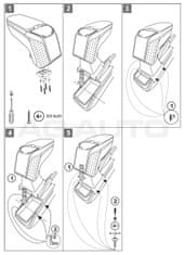 Rati Lakťová opierka ARMSTER 2, Škoda Fabia III, 2014-2021, bez kapsy