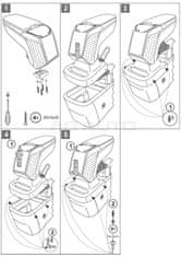 Rati Lakťová opierka ARMSTER 2, Opel Astra J, 2009-2015, bez kapsy